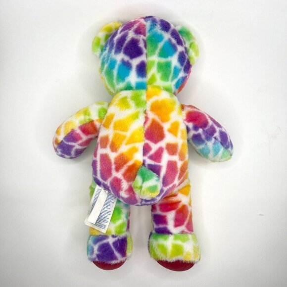 Build-A-Bear Rainbow Safari Wild Style Animal Print 2017 Plush Stuffed BAB 16" - Picture 4 of 11